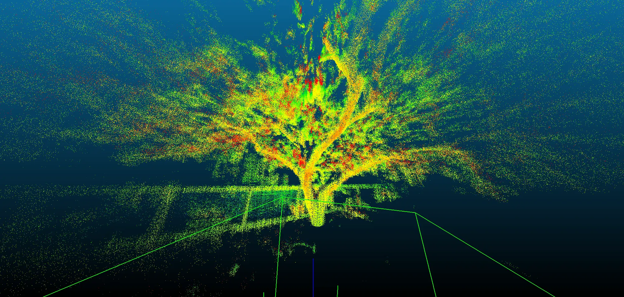 Wildfire LiDAR visualization